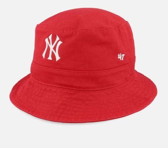 Панама '47 Brand FLEECE BUCKET New York Yankees B-FLCBK17PFF-TR Torch Red