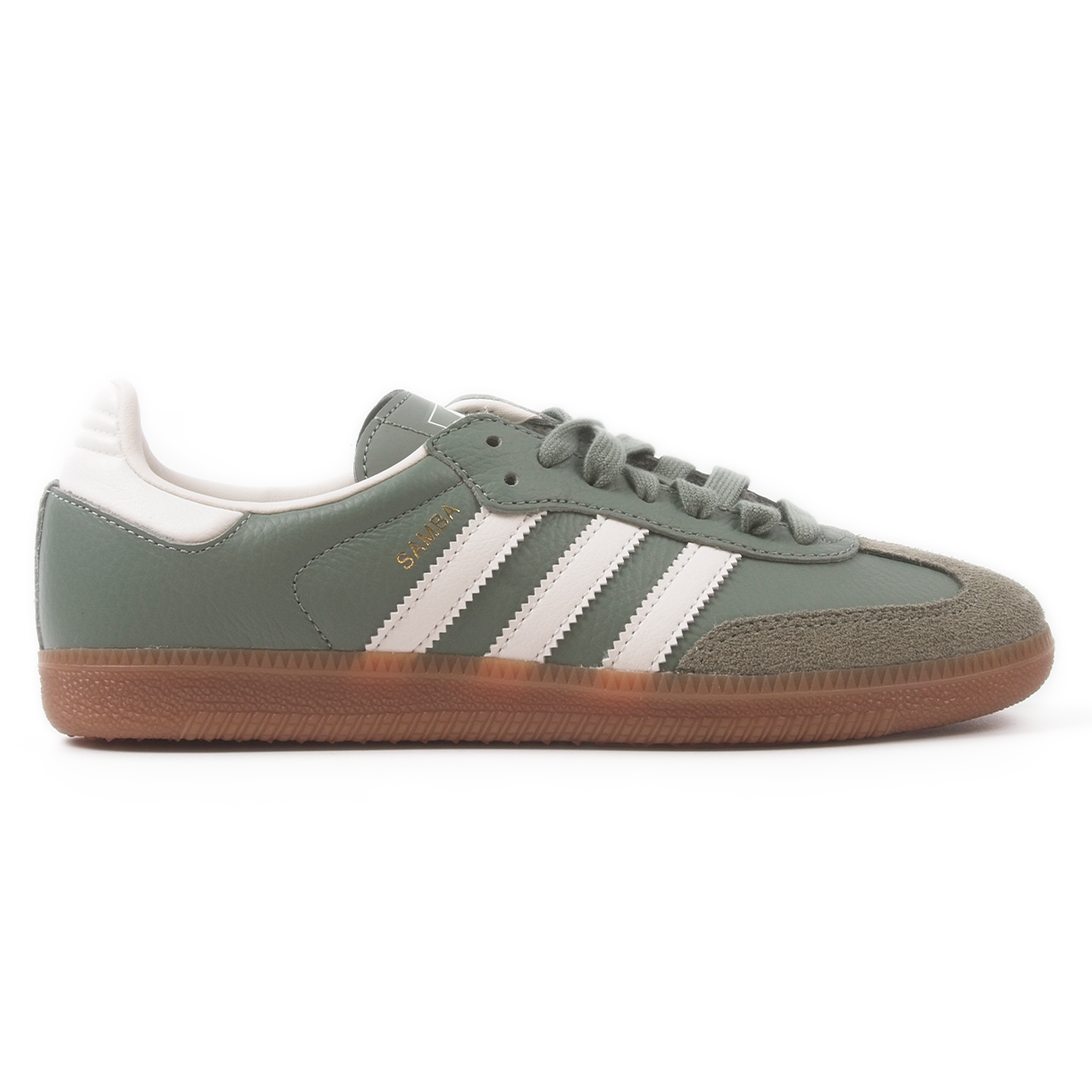 Кроссовки женские Adidas Samba OG Silver Green IE7011 — фото 1