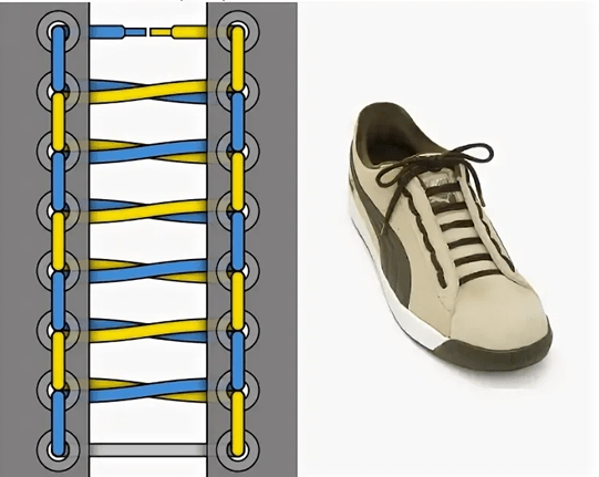 Как красиво завязать шнурки на кроссовках: оригинальные способы для женской обуви — aqua-designs.ru