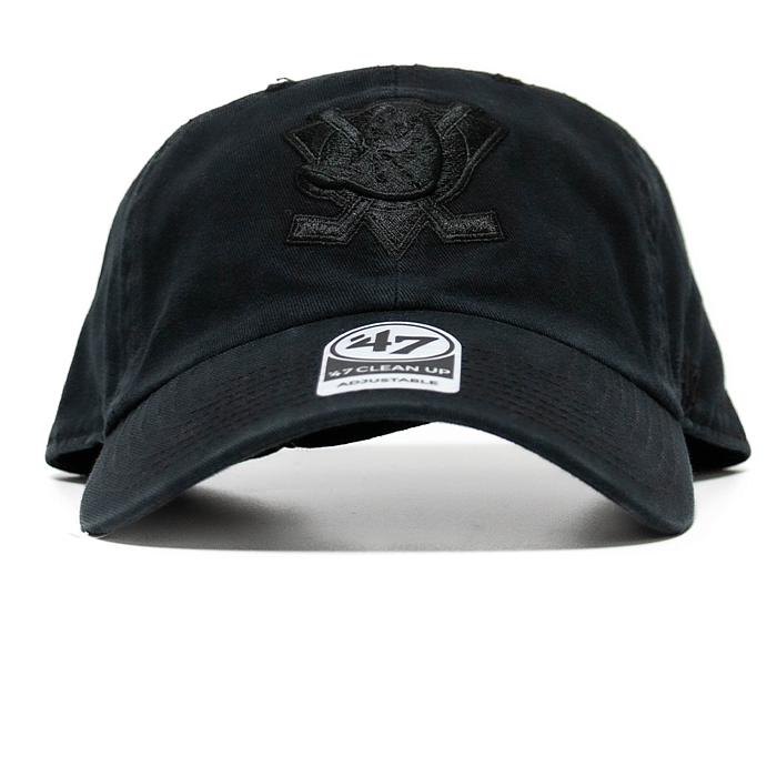 Бейсболка '47 Brand CLEAN UP Anaheim Ducks H-RGW25GWSNL-BKA All Black