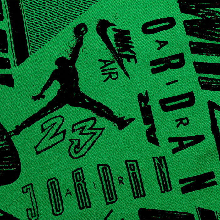 Футболка Jordan All Over Print Pine Green DC9801-302