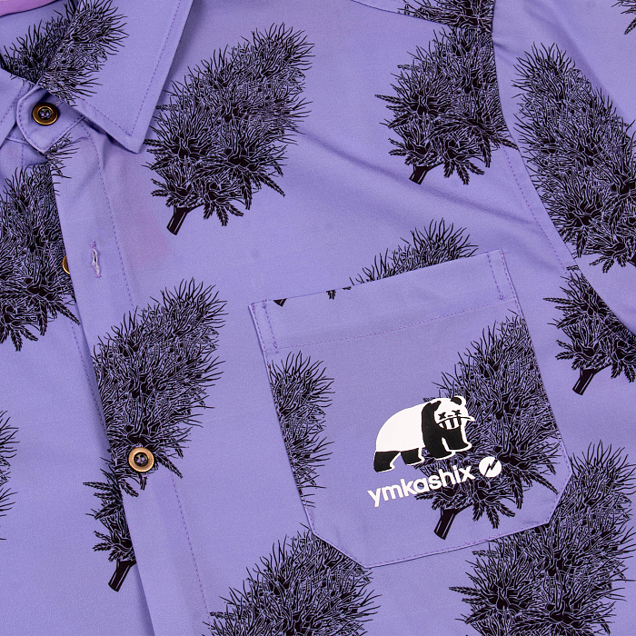 Сорочка YMKASHIX California Flower фиолетовый