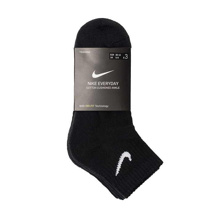 Носки Nike Everyday Lightweight КОМПЛЕКТ 3 пары черн 38-42р-р SX7676-010