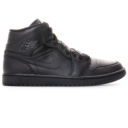 black air jordan mid 1