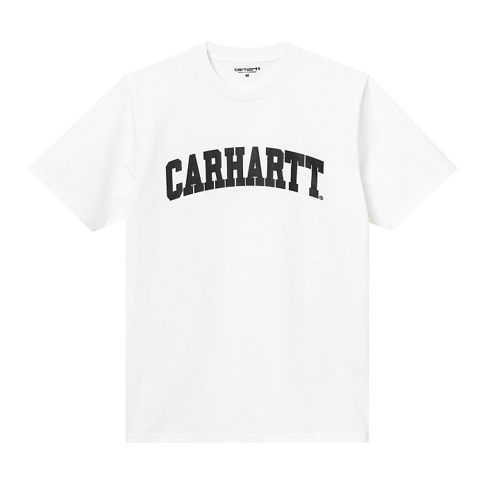 Футболка Carhartt WIP I028990 black/ белое лого