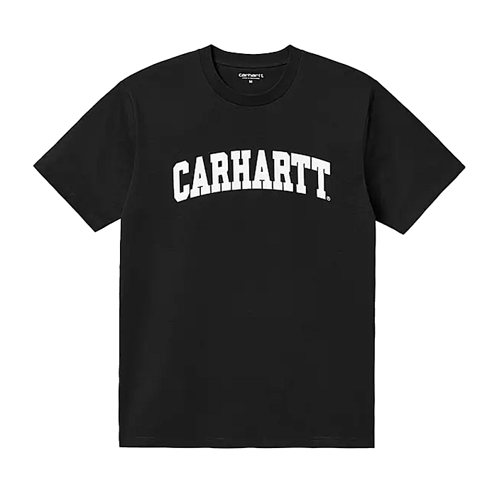Футболка Carhartt WIP I028990 black/ белое лого