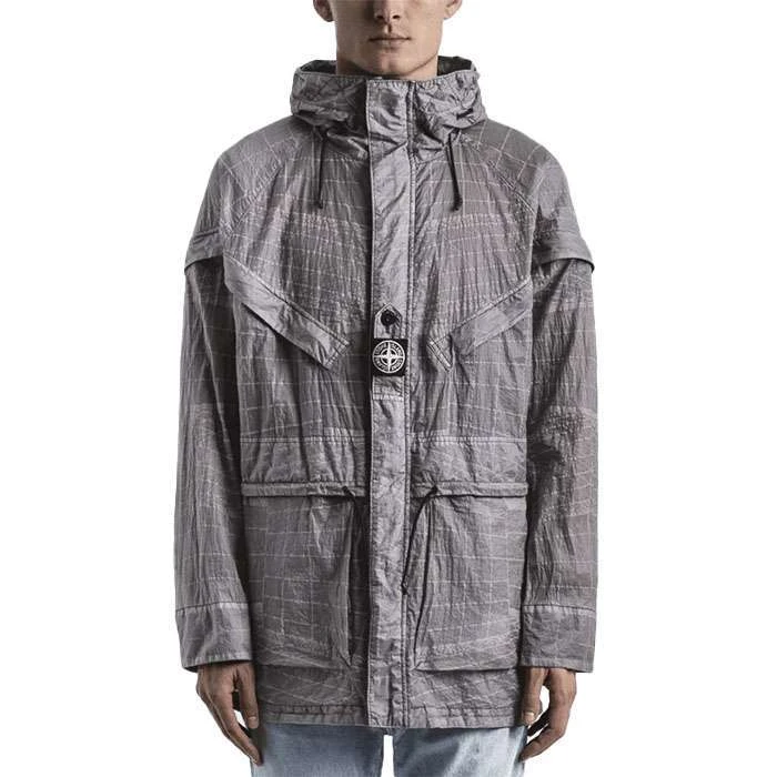 Ветровка Stone Island Reflective Grid On Lamy-tc Parka