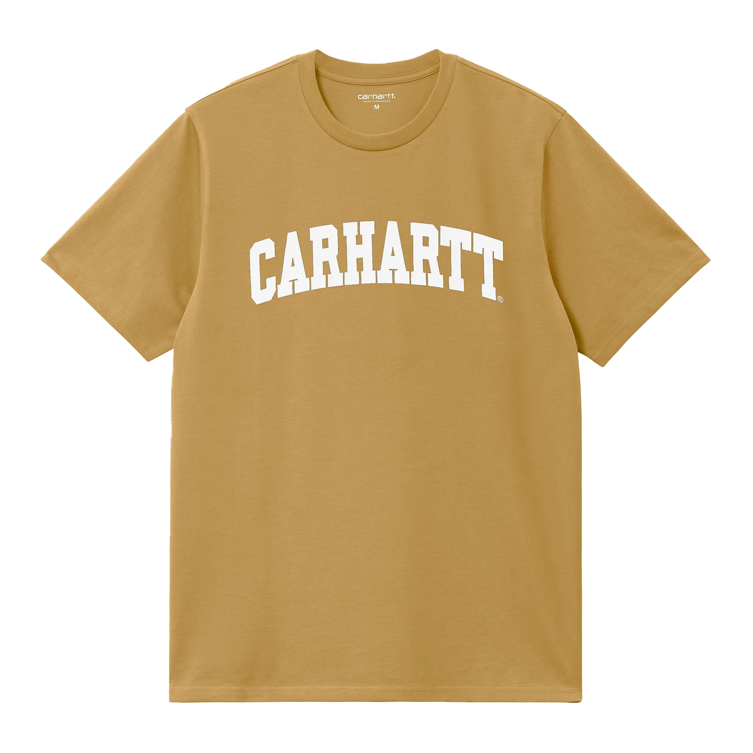 Футболка Carhartt WIP I028990 bourbon/ белое лого