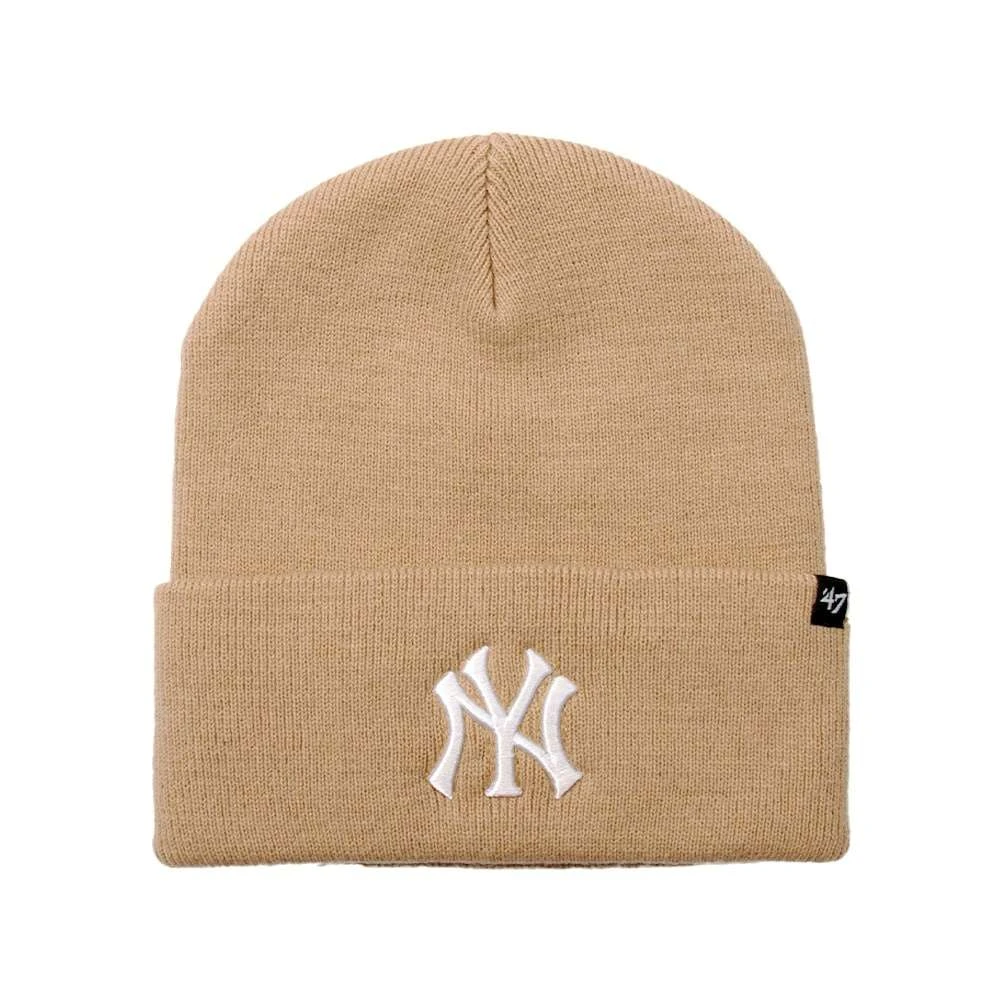 Шапка '47 Brand HAYMAKER CUFF KNIT NY Yankees B-HYMKR17ACE-KHB Khaki
