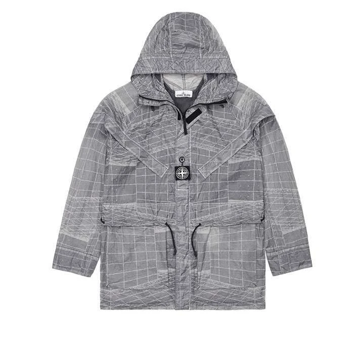 Ветровка Stone Island Reflective Grid On Lamy-tc Parka