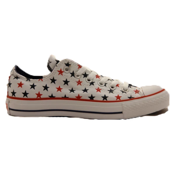 Кеды Converse Chuck Taylor Lo white denim red 113979