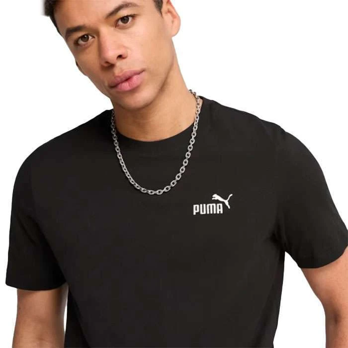 Футболка Puma ESS logo 68253401 черная — фото 2