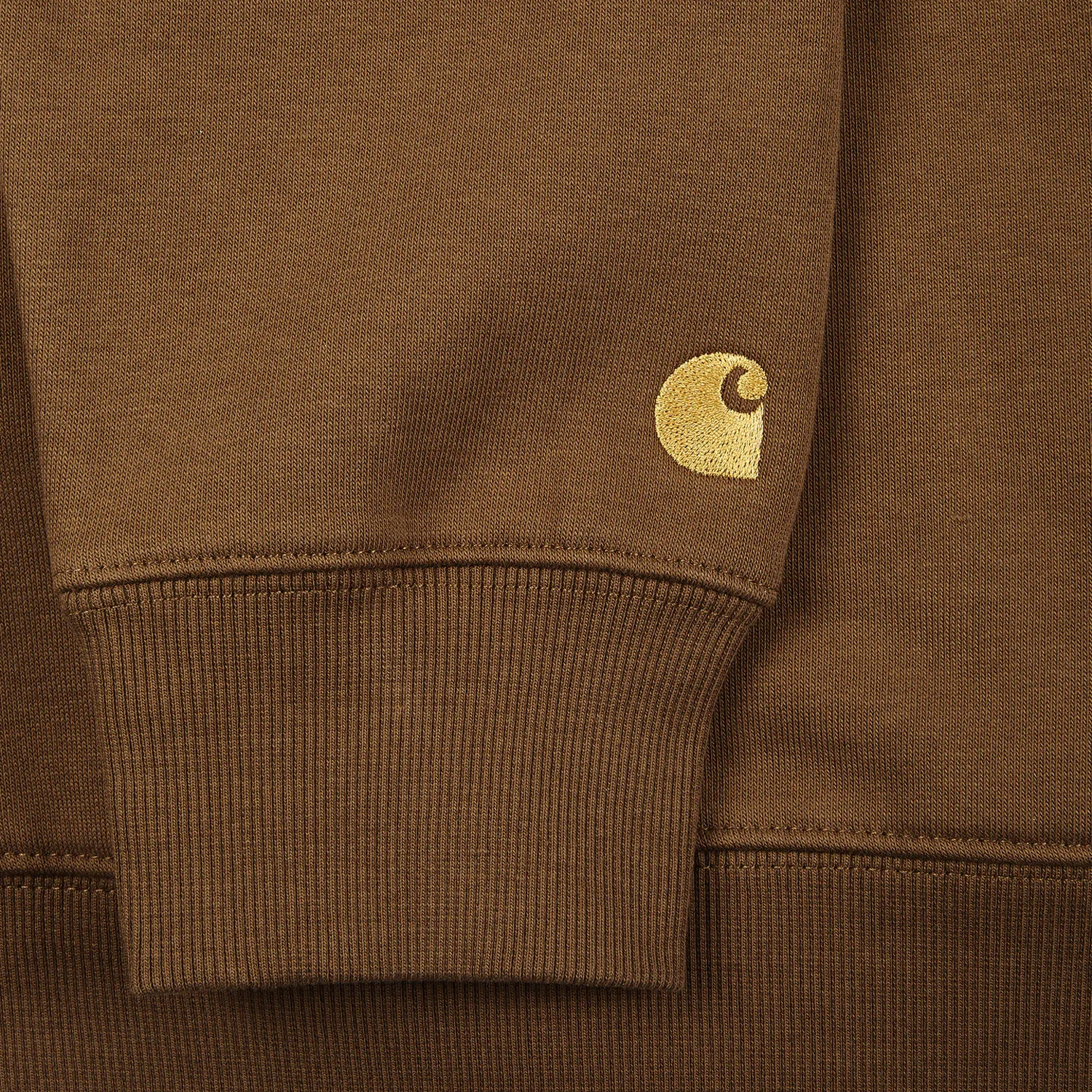 Худи Carhartt WIP I027038 Tamarind/Gold 