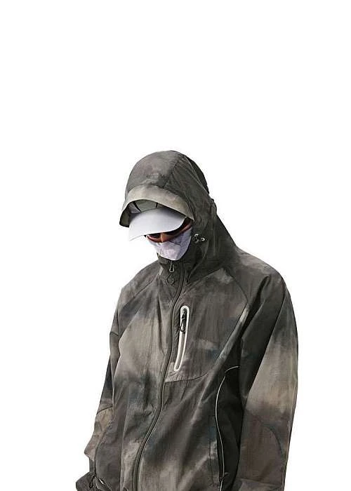 Ветровка NOTHOMME серая camo 24W011/25NOJK014